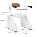 Toilet auxiliary chair