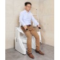 Toilet auxiliary chair